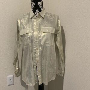 J.Crew shimmery blouse